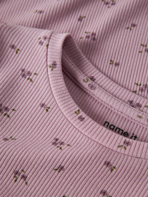 NAME IT Rib Bluse Soho Keepsake Lilac